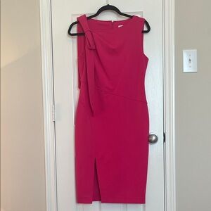 NWT Calvin Klein Neck Bow Dress